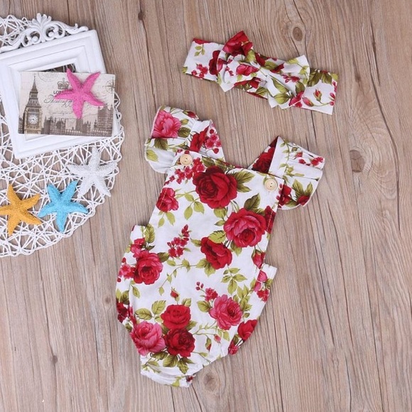 baby girl outfits with matching headbands